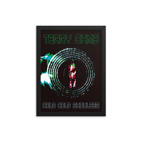 Terry Ohms Cold Cold Shoulder 12"x16" framed poster